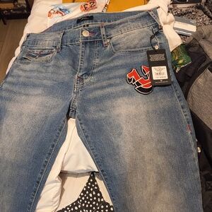 True Religion Light Blue Relaxed Men Jeans